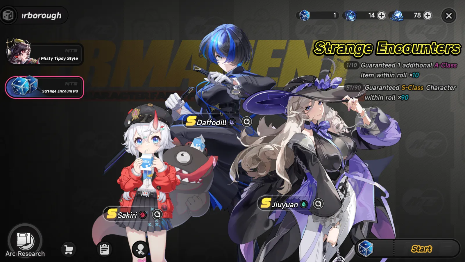NTE gacha system — no 50/50 guaranteed character